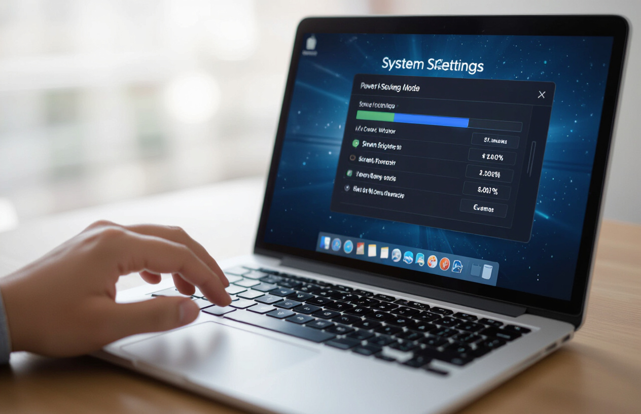 Giao Diện Cài Đặt Pin Của Windows Hoặc Macos, Minh Họa Cách Điều Chỉnh Chế Độ Tiết Kiệm Pin.