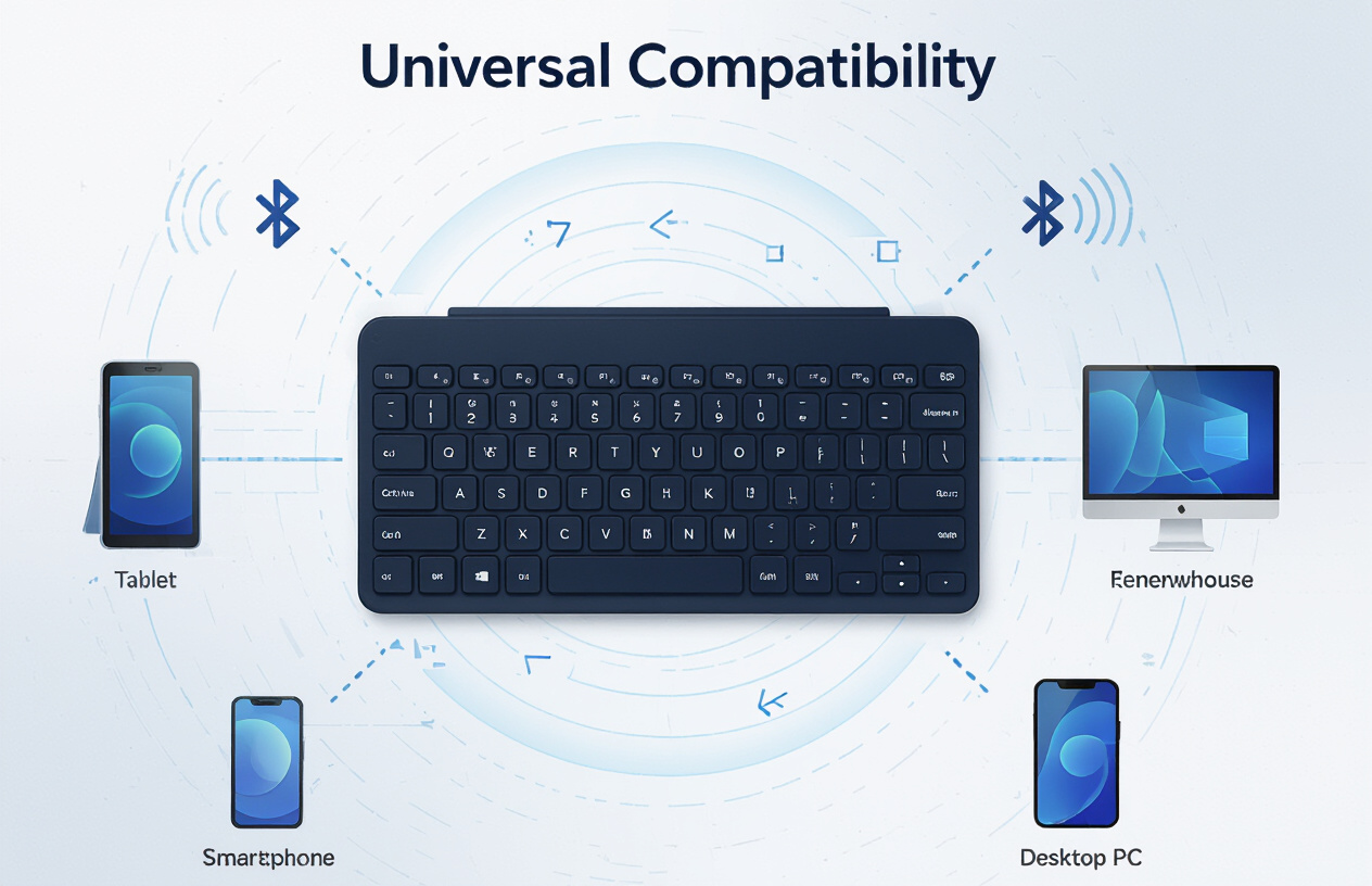 Biểu Tượng Kết Nối Bluetooth Và Các Thiết Bị Tương Thích Với Bàn Phím Microsoft Surface.