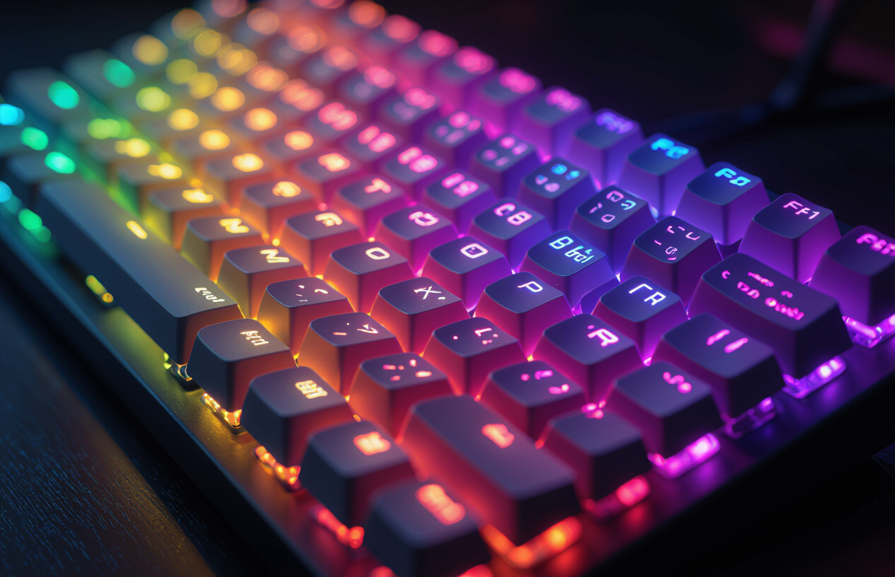 Bàn Phím Cơ Fuhlen D87S Rgb Với Hiệu Ứng Đèn Led Rực Rỡ.