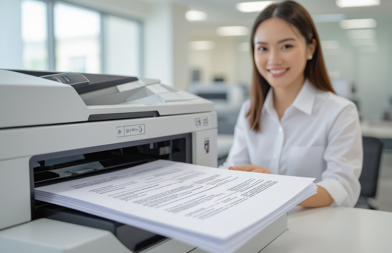 Máy Photocopy Hoạt Động Trơn Tru Sau Khi Được Bảo Trì Định Kỳ Bởi Máy Tính Bến Tre.