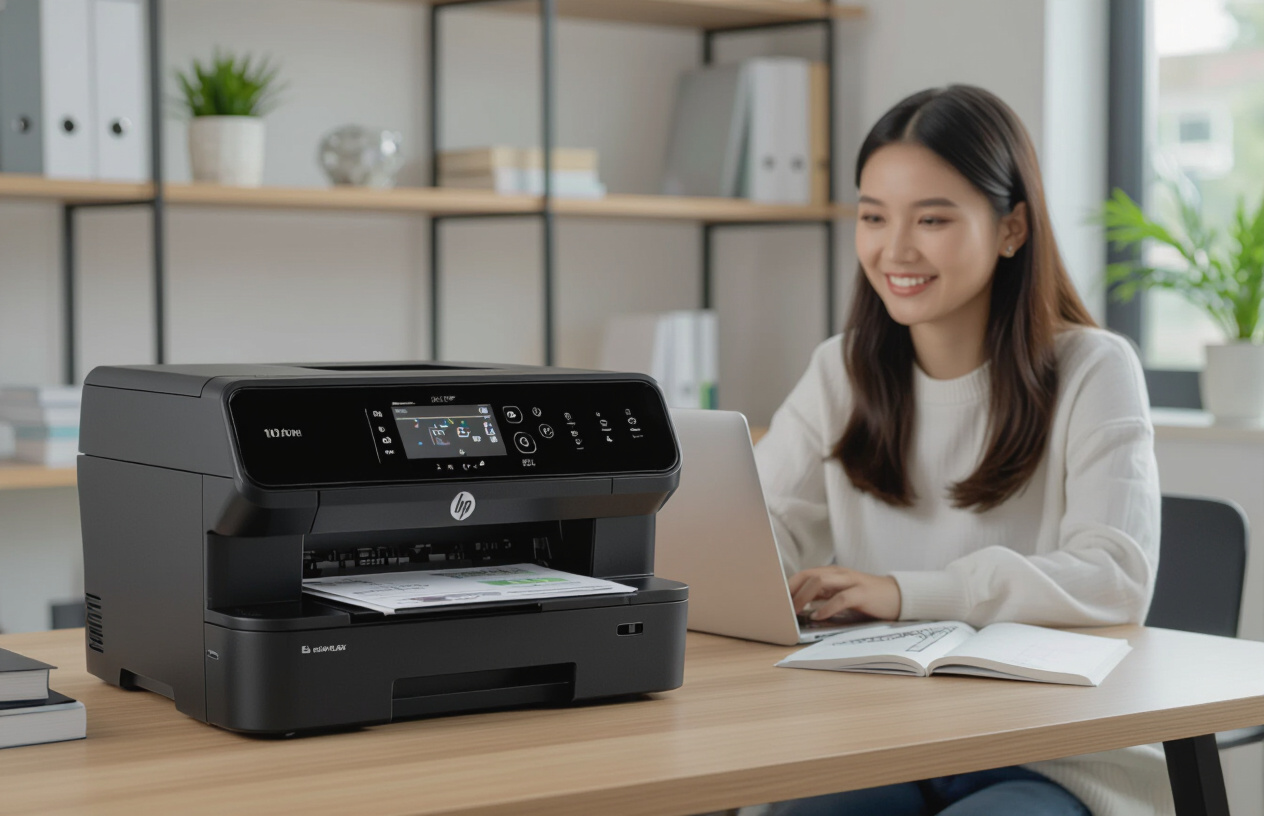 Máy In Hp 107W Và Sinh Viên Đang Học Tập