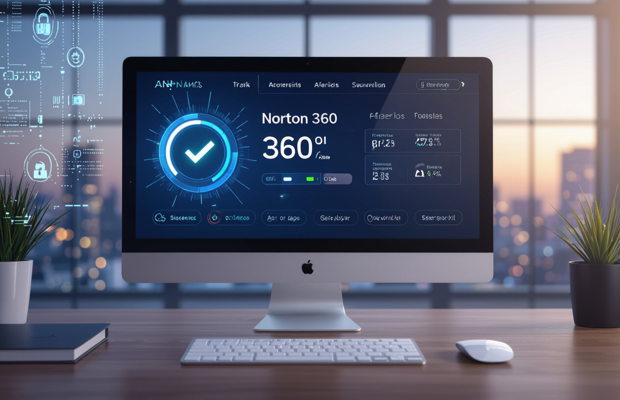 Giao Diện Phần Mềm Diệt Virus Norton 360 Thân Thiện, Dễ Sử Dụng.