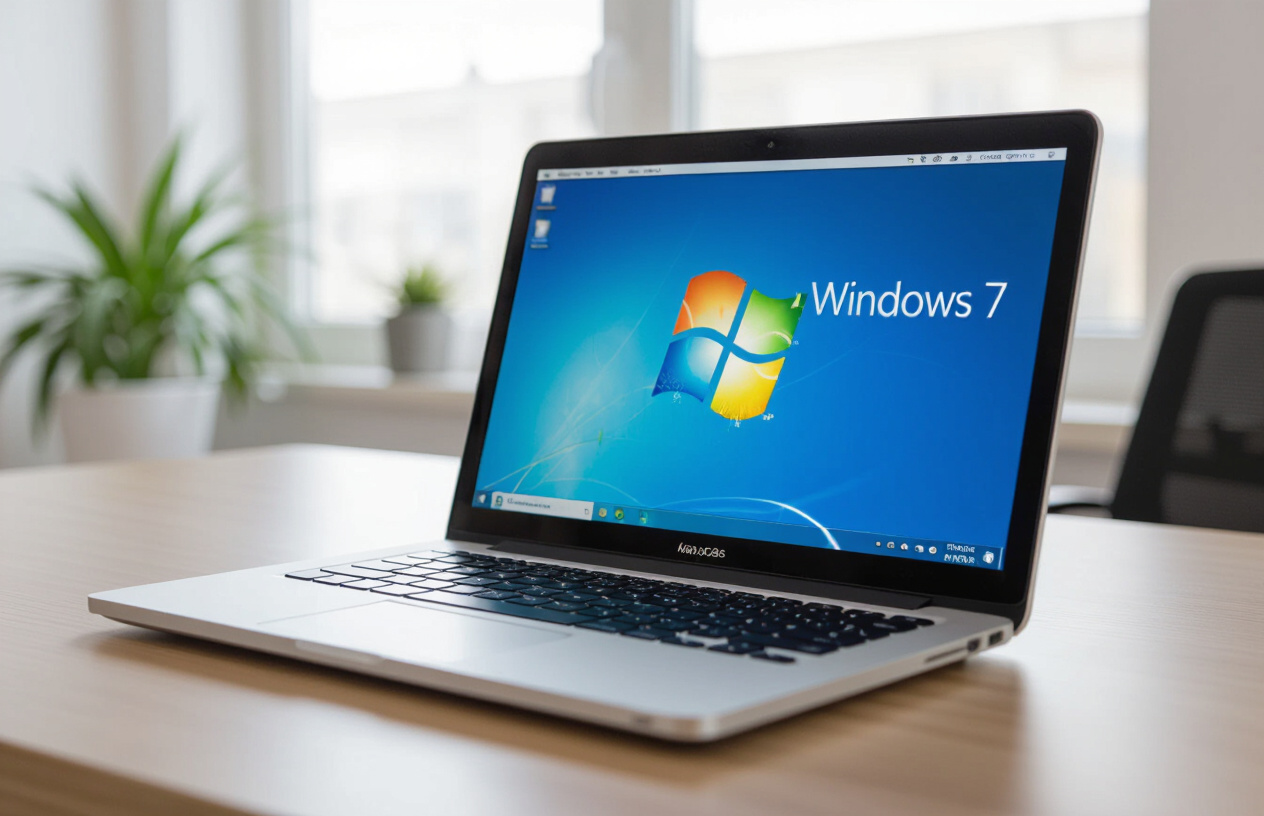 Giao Diện Windows 7 Mượt Mà Trên Laptop Sau Khi Được Cài Đặt Chuyên Nghiệp.
