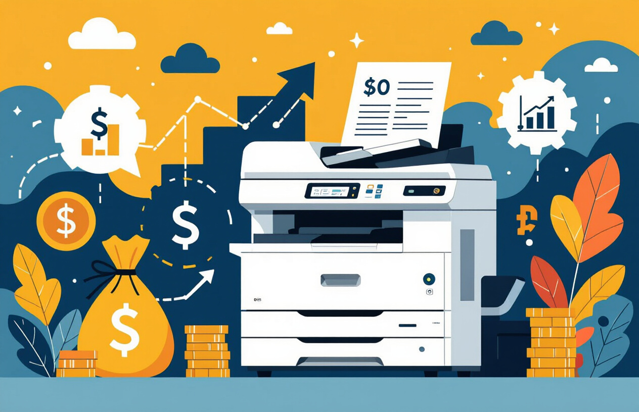 Biểu Đồ So Sánh Lợi Ích Thuê Và Mua Máy Photocopy A0.