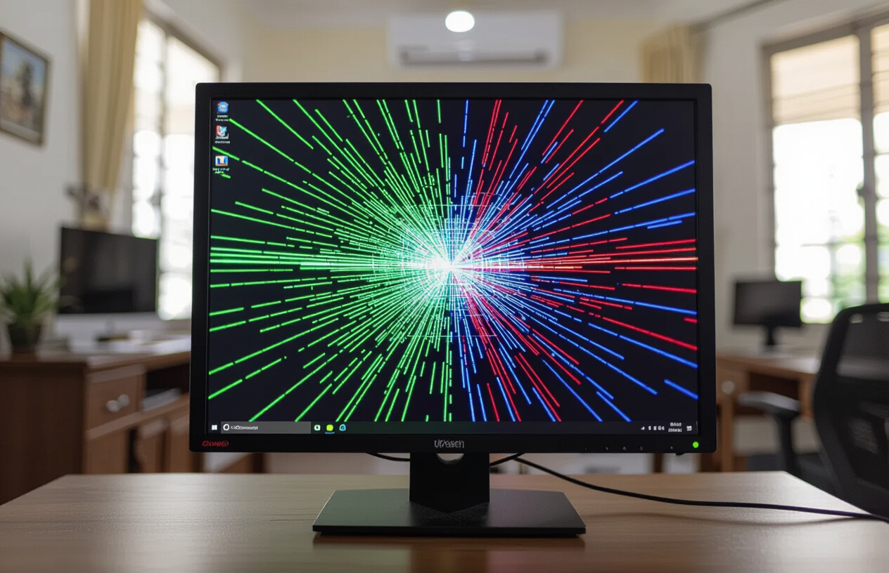 Màn Hình Pc Bị Sọc, Nhiễu Màu Cho Thấy Lỗi Card Màn Hình