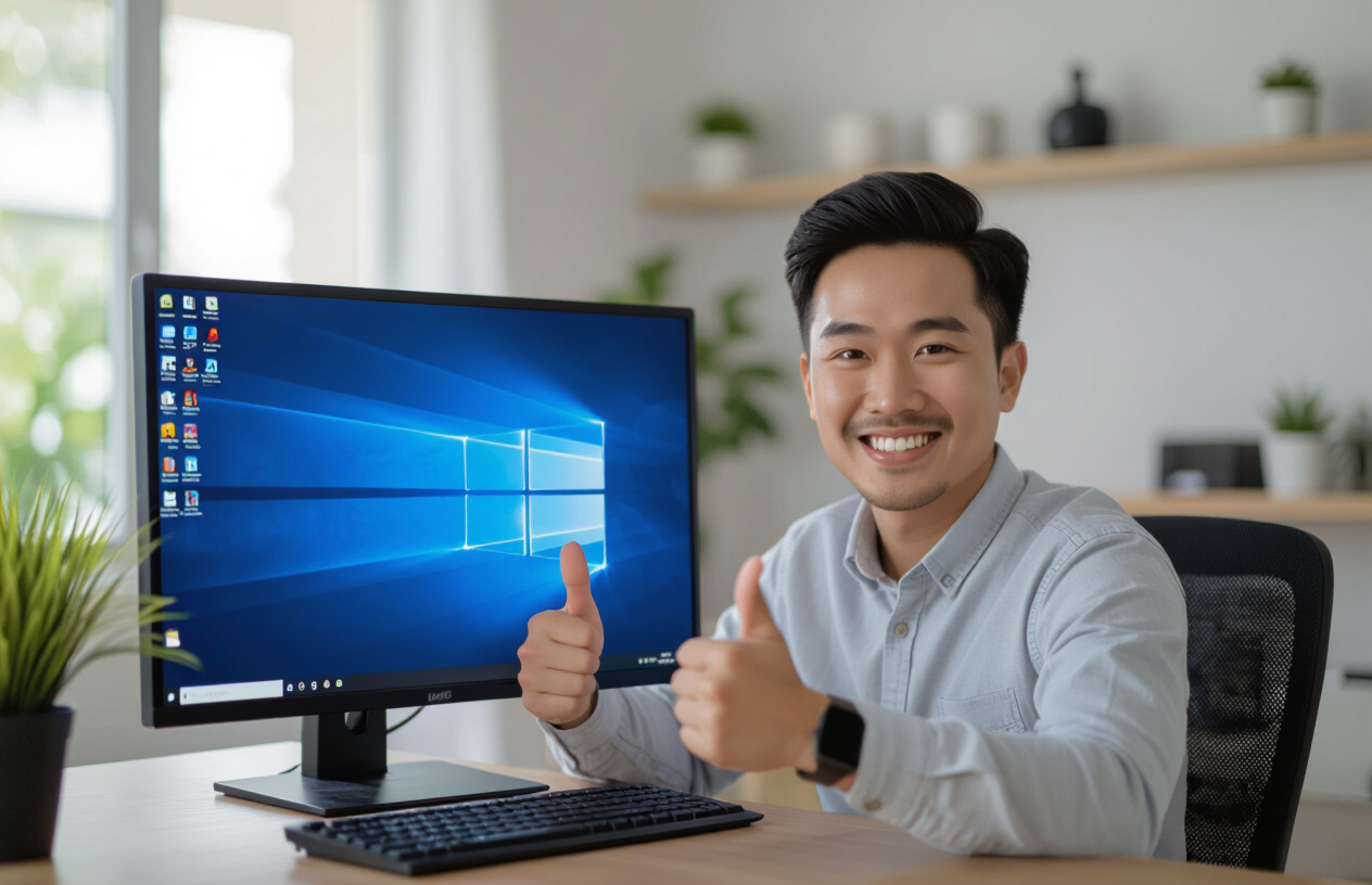 Khách Hàng Hài Lòng Với Pc Đã Được Sửa Chữa Tại Bến Tre