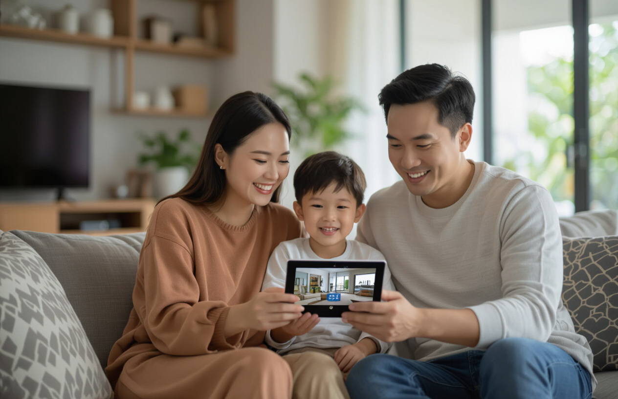 Gia Đình Việt Nam An Tâm Giám Sát Nhà Cửa Qua Hệ Thống Camera.