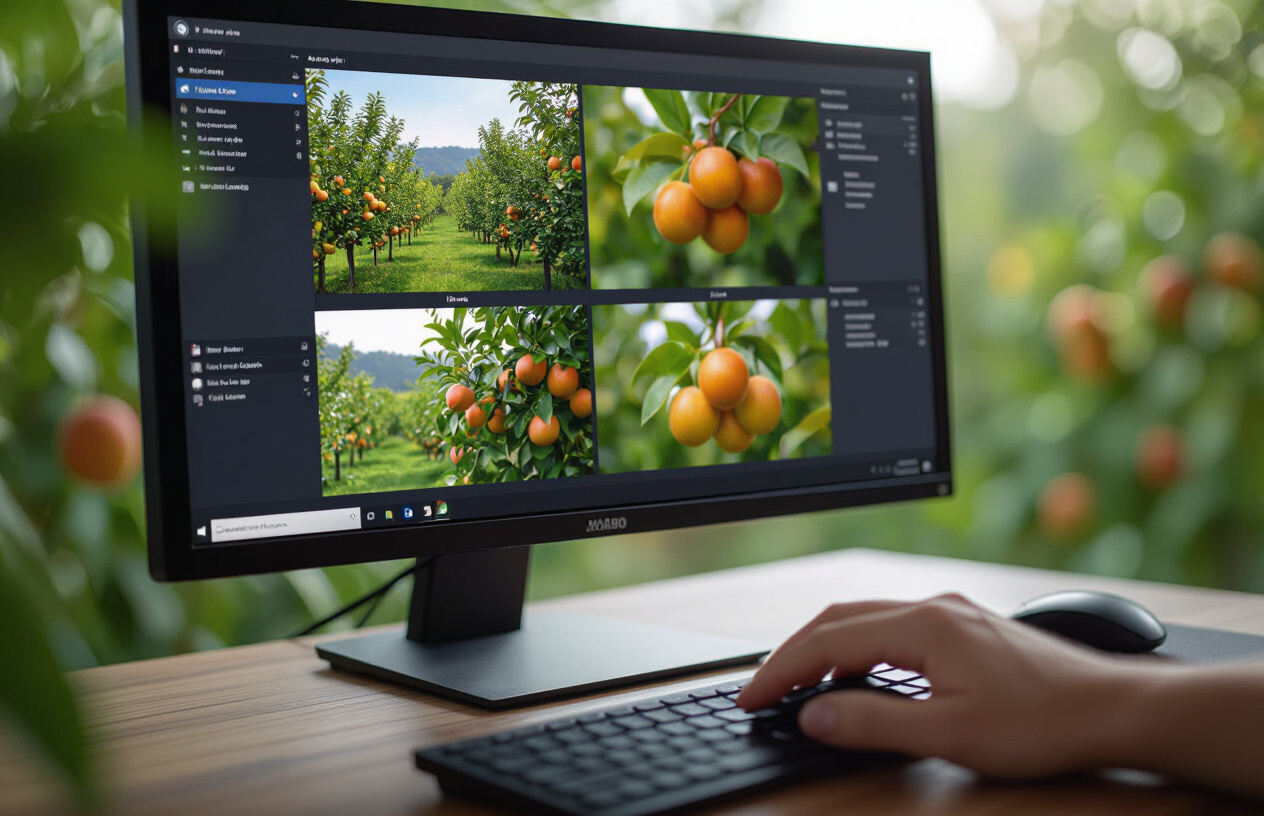 Giao Diện Phần Mềm Giám Sát Camera Trên Màn Hình Máy Tính.