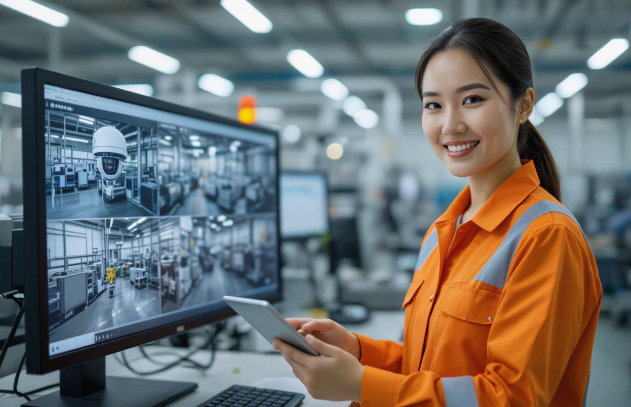 Quản Lý Nhà Xưởng Hài Lòng Với Giải Pháp An Ninh Camera Của Máy Tính Bến Tre