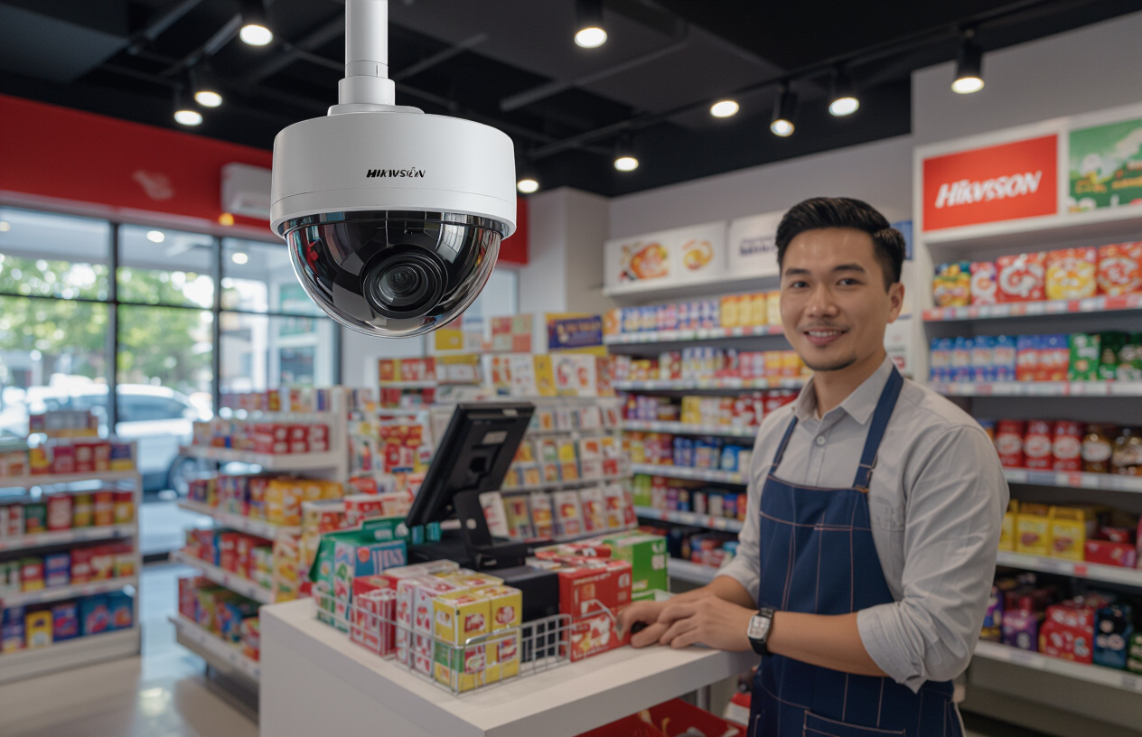 Cửa Hàng Tại Bến Tre Được Lắp Đặt Camera Hikvision 4Mp Chuyên Nghiệp