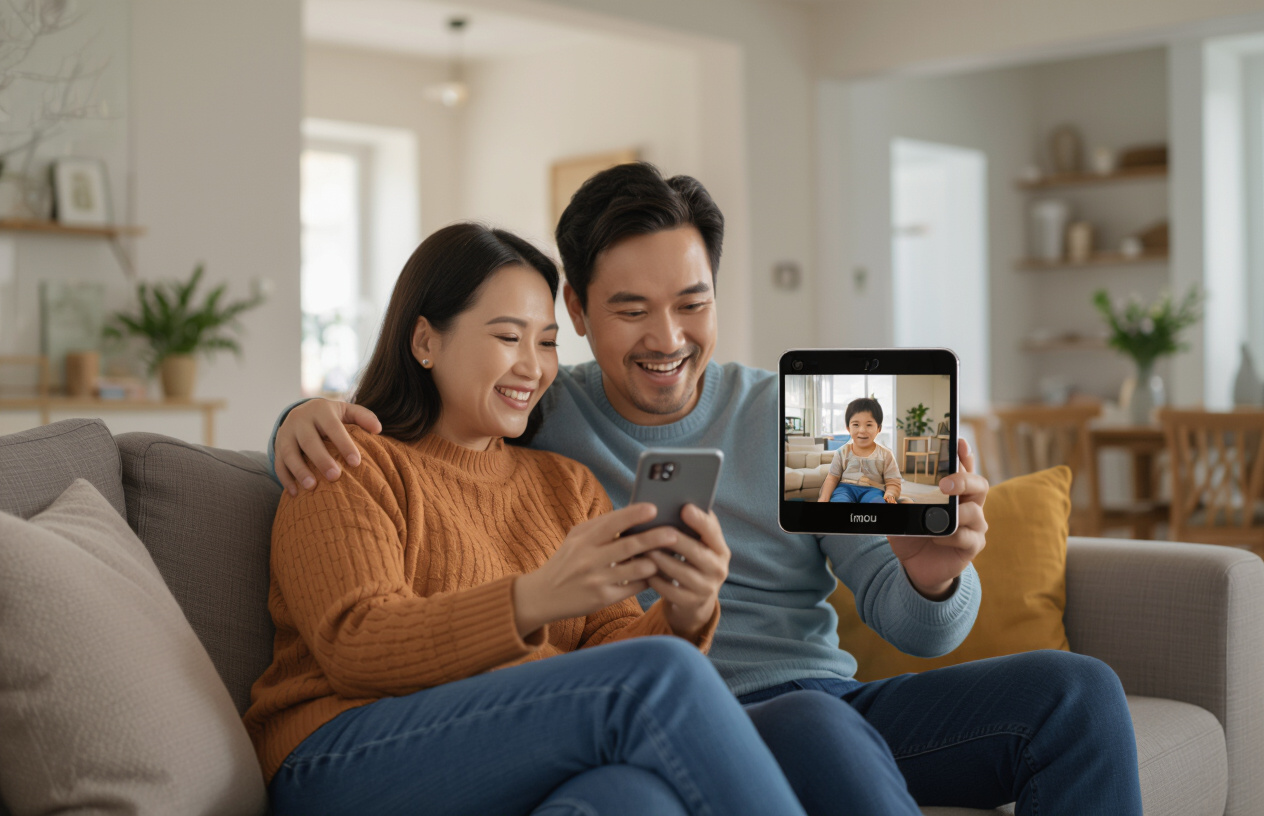 Gia Đình Việt Nam An Tâm Giám Sát Con Qua Ứng Dụng Imou