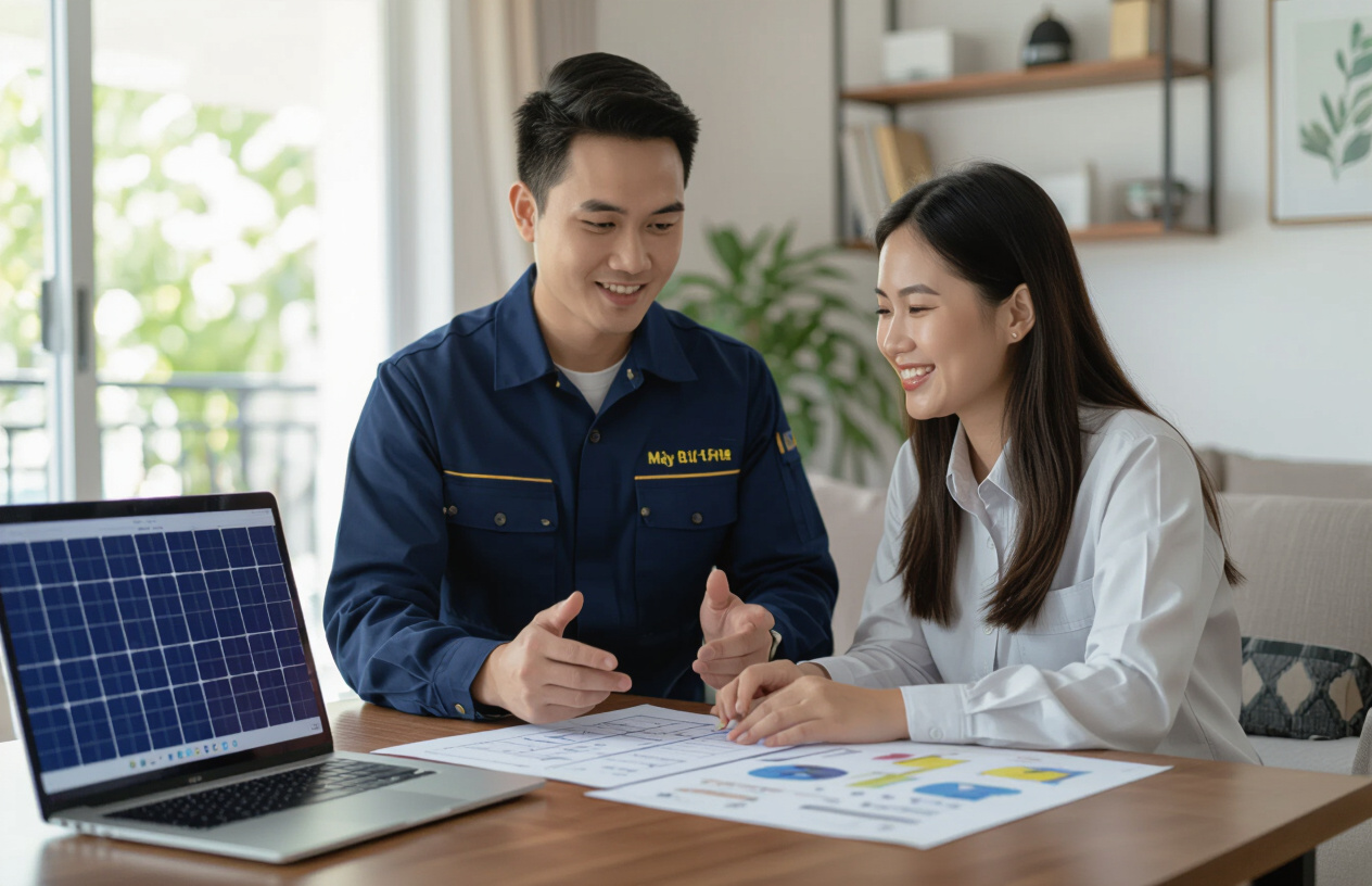 Kỹ Thuật Viên Máy Tính Bến Tre Tư Vấn Lắp Đặt Điện Mặt Trời.
