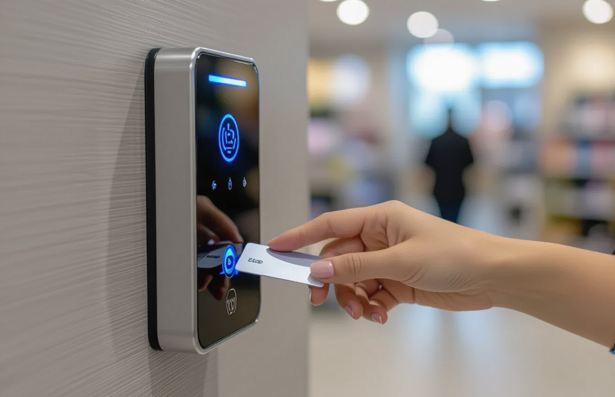 Hệ Thống Kiểm Soát Ra Vào Bằng Thẻ Từ Hiện Đại Giúp Quản Lý Nhân Viên Và Khách Hàng Hiệu Quả.