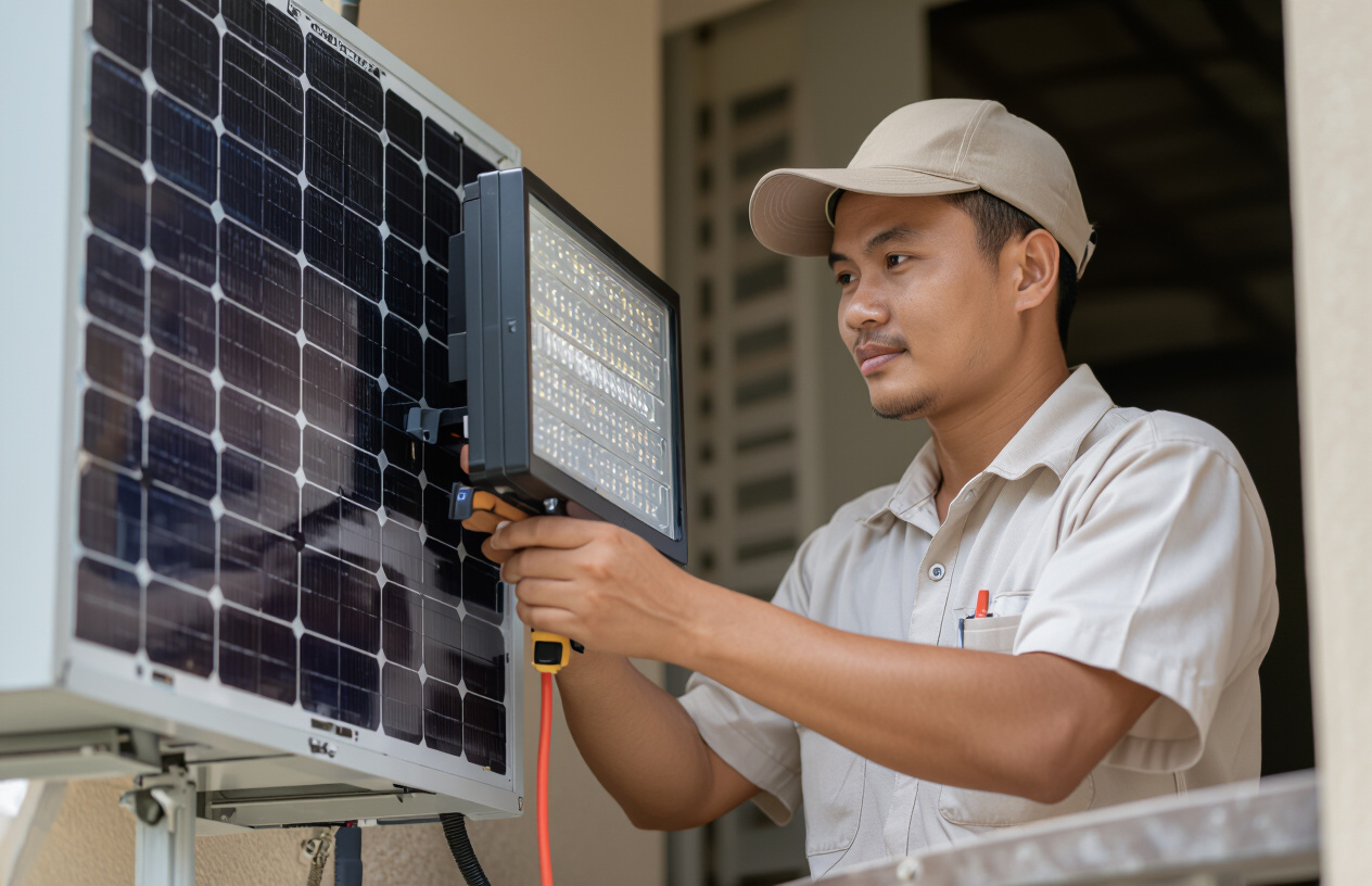 Kỹ Thuật Viên Máy Tính Bến Tre Lắp Đặt Đèn Nlmt Chuyên Nghiệp.