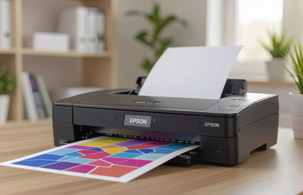 Máy In Epson L1210 Sau Khi Được Nạp Mực, In Ra Bản Màu Sắc Nét Và Chất Lượng Cao.