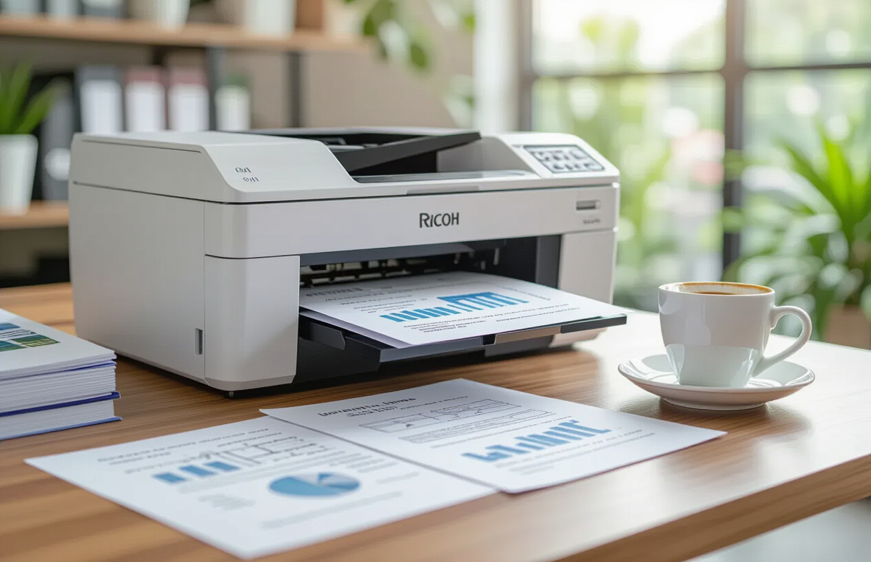 Máy In Ricoh Sp 330Dn Hoạt Động Trơn Tru Sau Khi Nạp Mực Bởi Máy Tính Bến Tre.