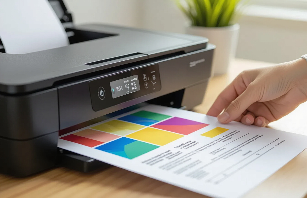 Bản In Màu Sắc Nét Từ Máy In Hp Ink Tank 315 Sau Khi Đổ Mực.