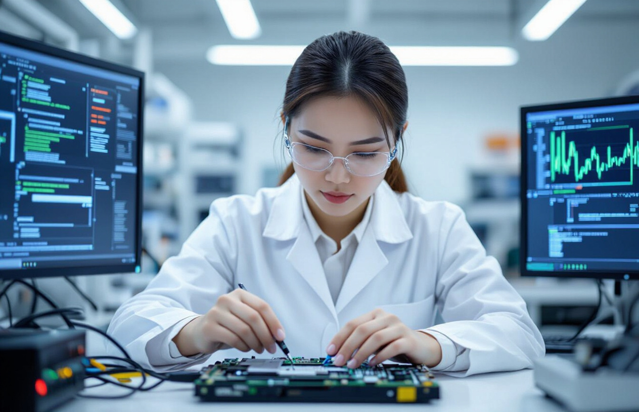 Kỹ Thuật Viên Tại Máy Tính Bến Tre Đang Thực Hiện Quy Trình Phục Hồi Dữ Liệu Chuyên Nghiệp Từ Ổ Cứng Ssd.