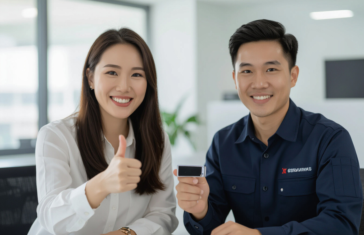 Khách Hàng Vui Vẻ Sau Khi Dữ Liệu Usb Được Phục Hồi Thành Công Tại Máy Tính Bến Tre.