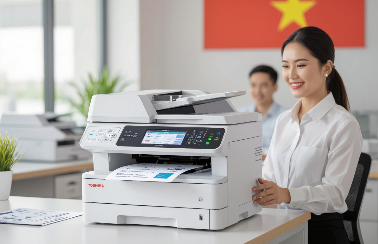 Máy Photocopy Toshiba Hoạt Động Trơn Tru Sau Khi Được Sửa Chữa Bo Mạch Chính Tại Bến Tre.