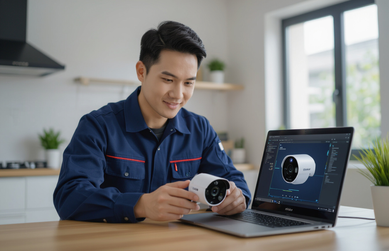 Kỹ Thuật Viên Máy Tính Bến Tre Kiểm Tra Camera Reolink Bị Lỗi Kết Nối.