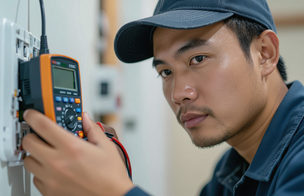 Kỹ Thuật Viên Máy Tính Bến Tre Kiểm Tra Nguồn Điện Camera Dahua