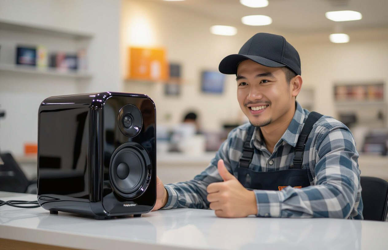Khách Hàng Hài Lòng Khi Nhận Lại Loa Harman Kardon Đã Được Sửa Chữa.