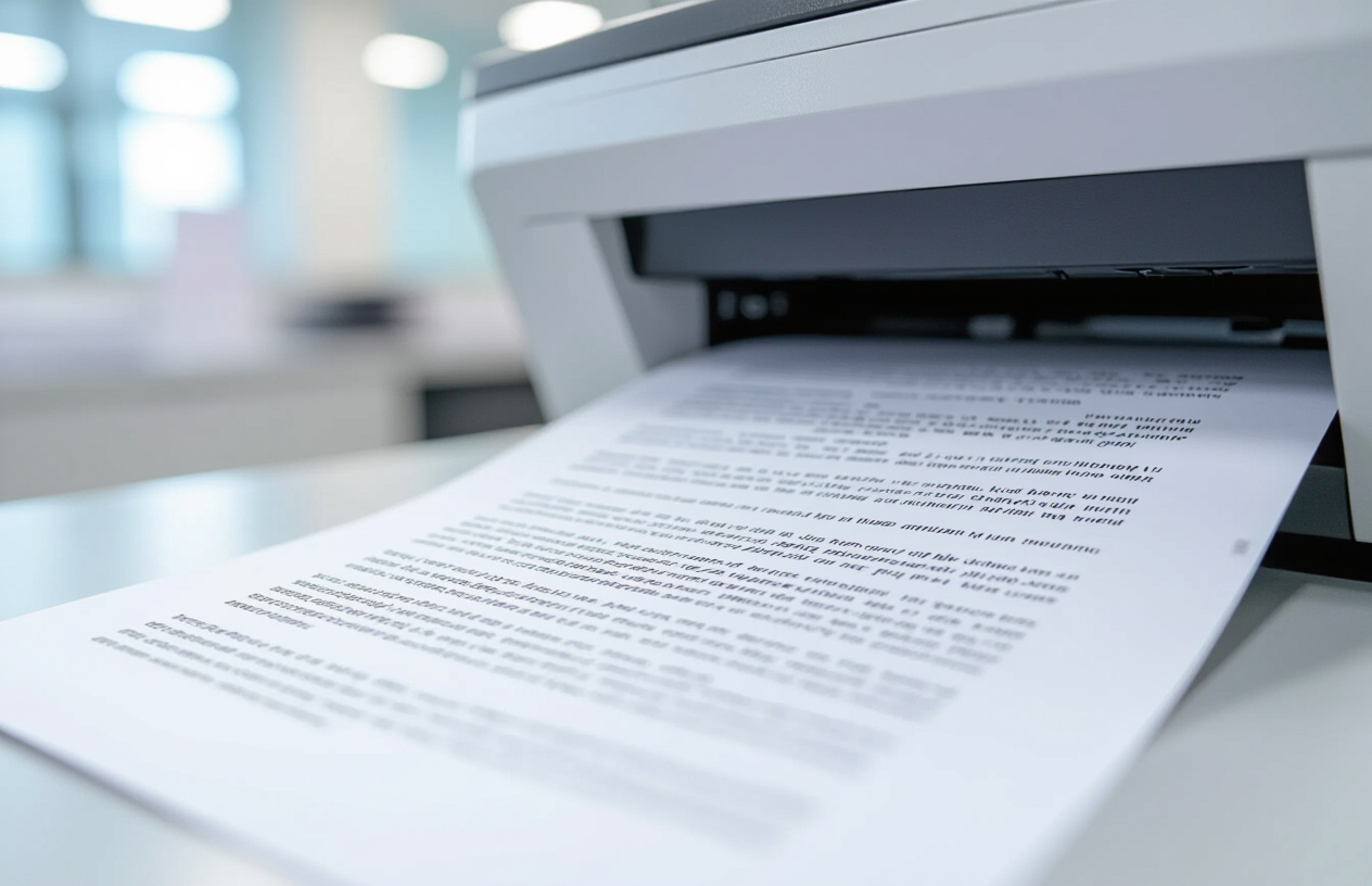 Hình Ảnh Bản In Photocopy Bị Mờ, Khó Đọc Chữ