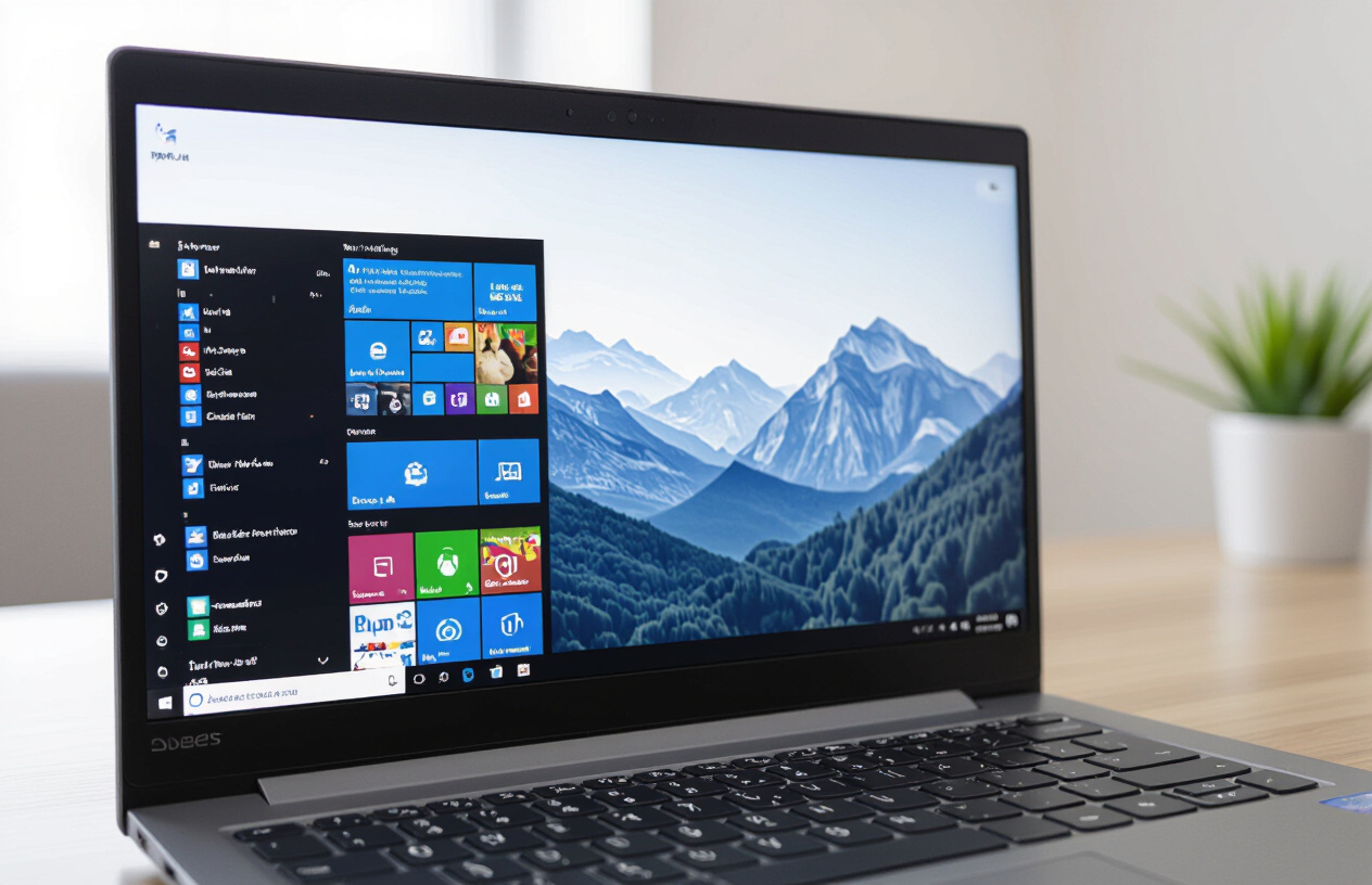Laptop Lenovo Ideapad 3 Đã Được Sửa Chữa Và Hoạt Động Bình Thường, Màn Hình Hiển Thị.