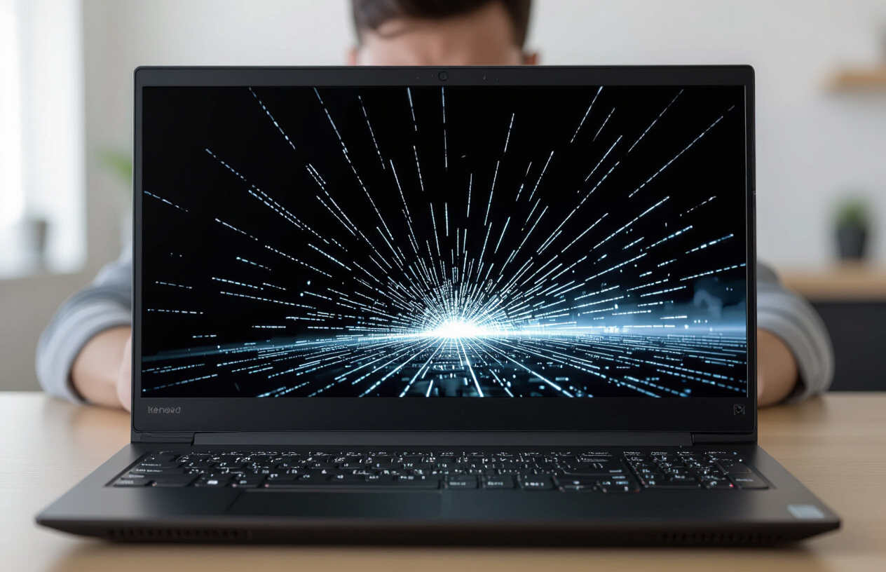 Một Chiếc Laptop Lenovo Ideapad Gaming 3 Với Màn Hình Bị Tối Đen, Biểu Thị Lỗi Cần Sửa Chữa Chuyên Nghiệp