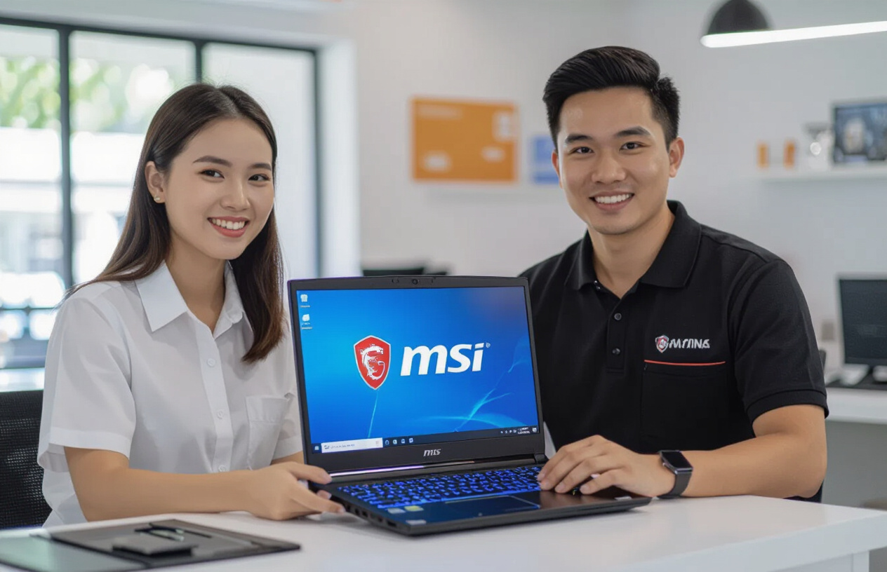 Khách Hàng Hài Lòng Khi Laptop Msi Katana Gf66 Được Sửa Lỗi Quạt Tại Máy Tính Bến Tre