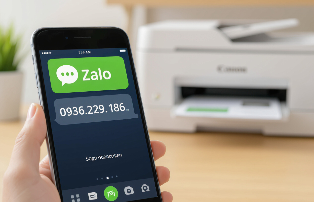 Liên Hệ Hotline/Zalo 0936.229.186 Để Sửa Lỗi Máy In Canon Tại Bến Tre.