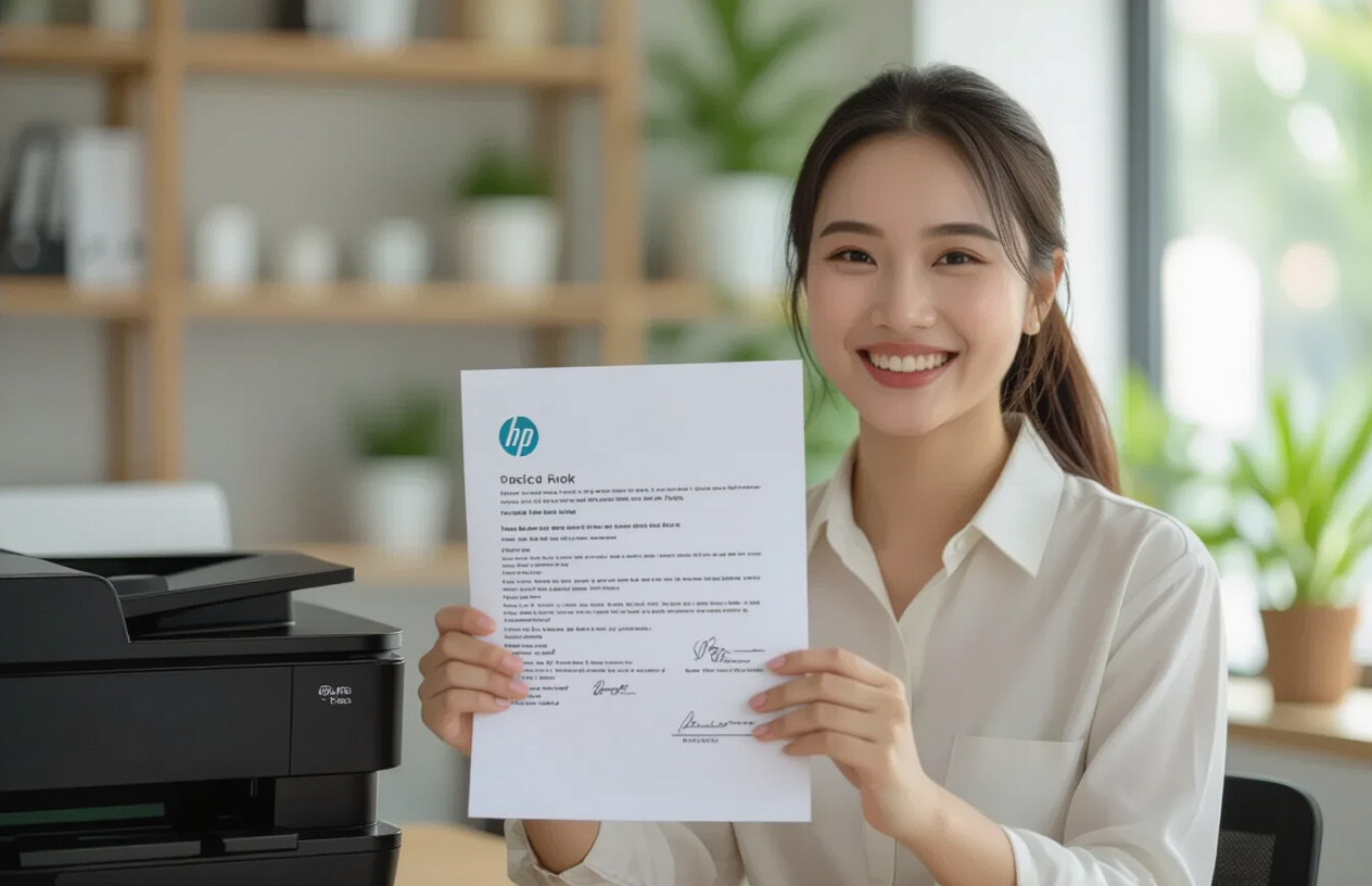 Người Dùng Hài Lòng Với Bản In Sắc Nét Sau Khi Được Sửa Chữa Máy In Tại Bến Tre.