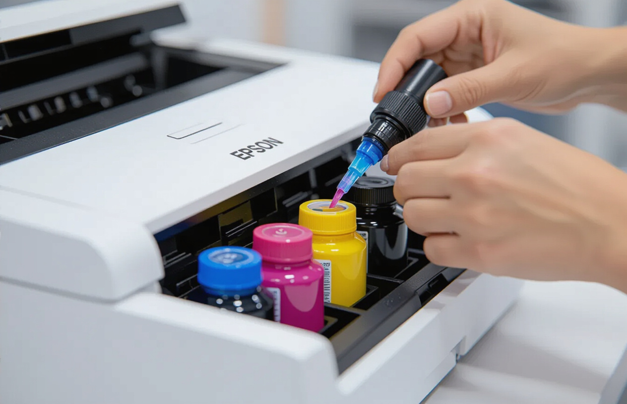 Quy Trình Vệ Sinh, Bơm Mực Và Bảo Dưỡng Máy In Epson L380 Chuyên Nghiệp