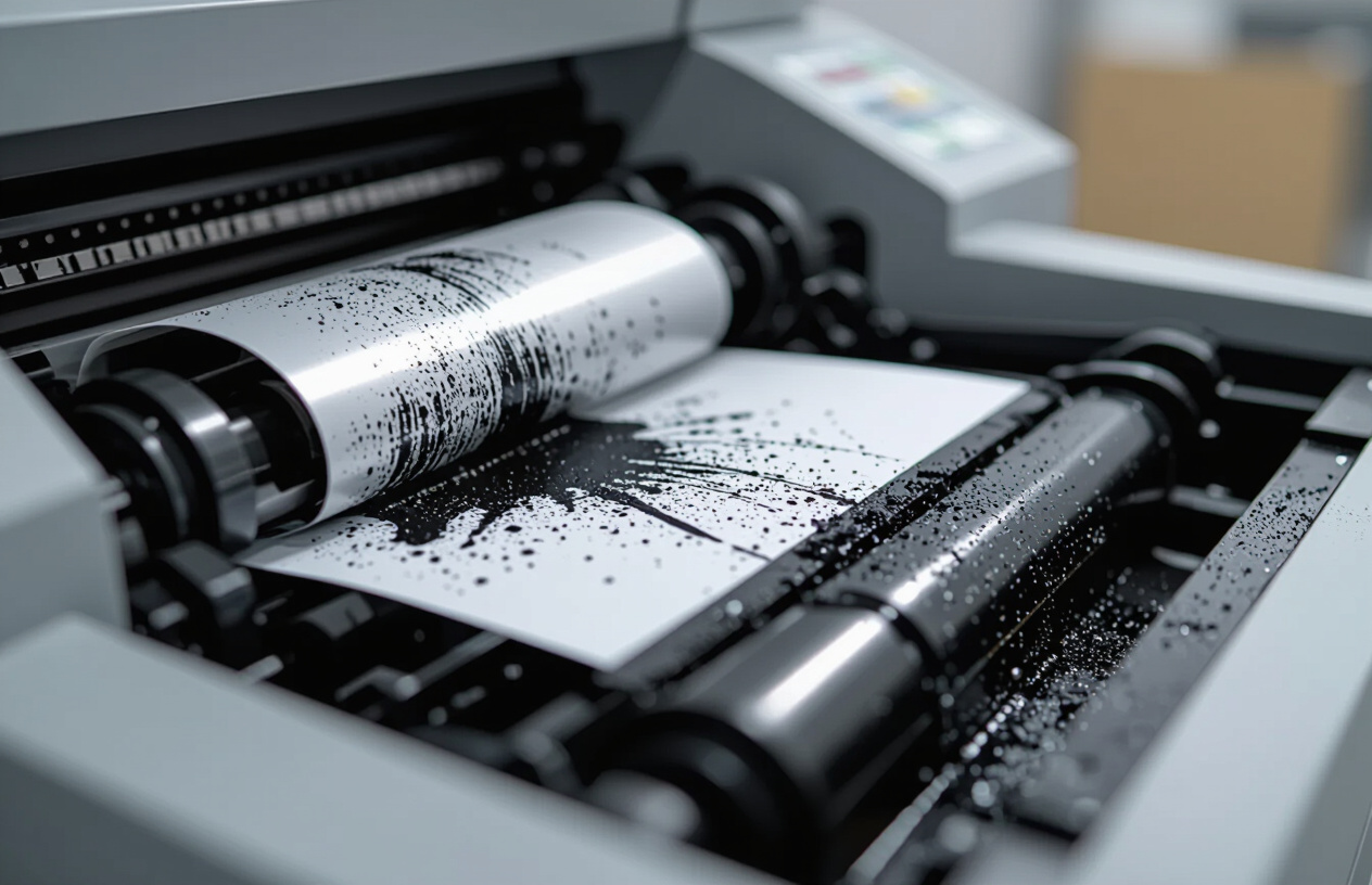 Máy Photocopy Bị Chảy Mực Thải Ra Ngoài Cần Sửa Chữa Nhanh Chóng.