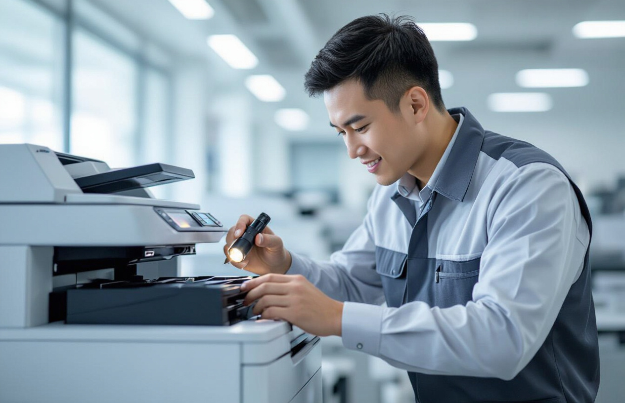 Kỹ Thuật Viên Máy Tính Bến Tre Kiểm Tra Và Sửa Máy Photocopy.