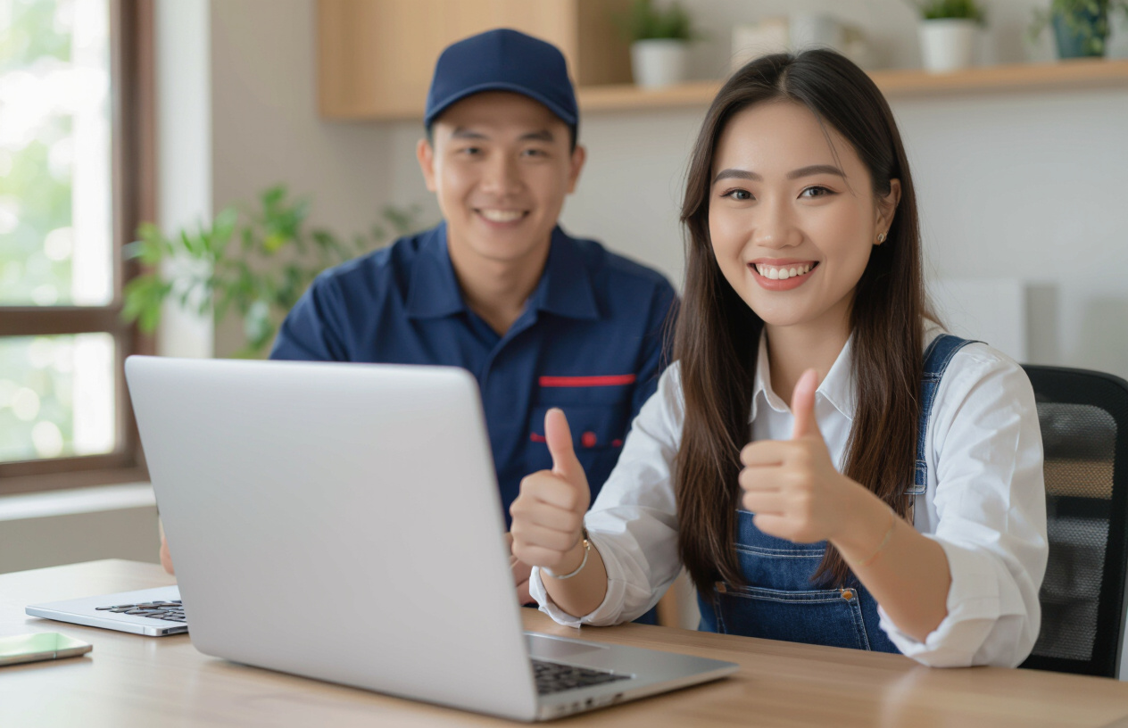 Khách Hàng Hài Lòng Khi Máy Tính Laptop Được Sửa Chữa Bởi Máy Tính Bến Tre