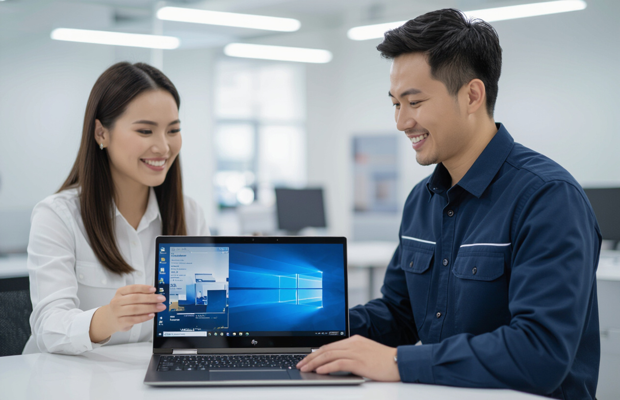 Khách Hàng Hài Lòng Nhận Lại Laptop Hp Spectre X360 Đã Sửa Chữa Xong Từ Máy Tính Bến Tre.
