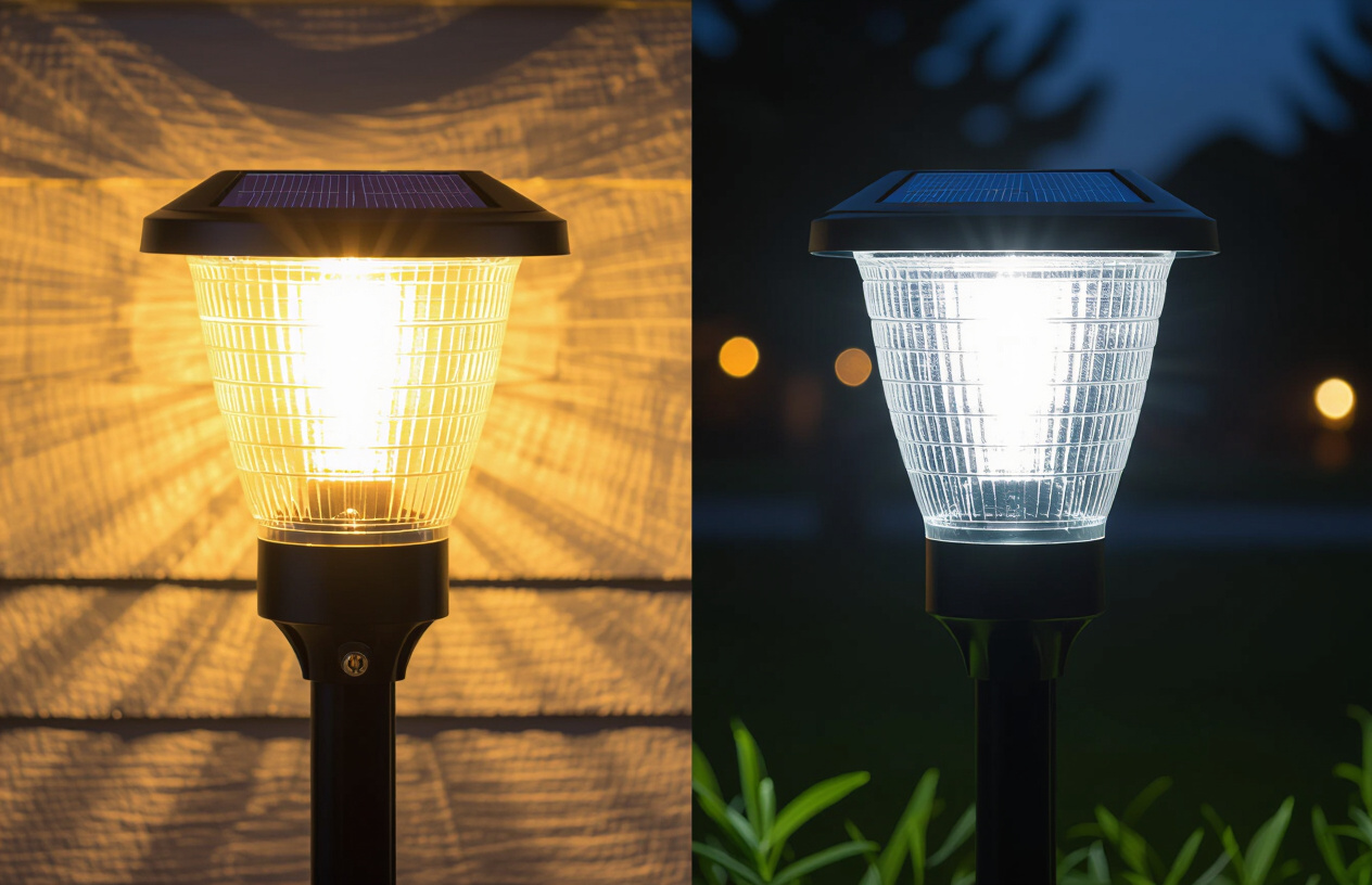 So Sánh Độ Sáng Đèn Năng Lượng Mặt Trời Trước Và Sau Thay Chip Led