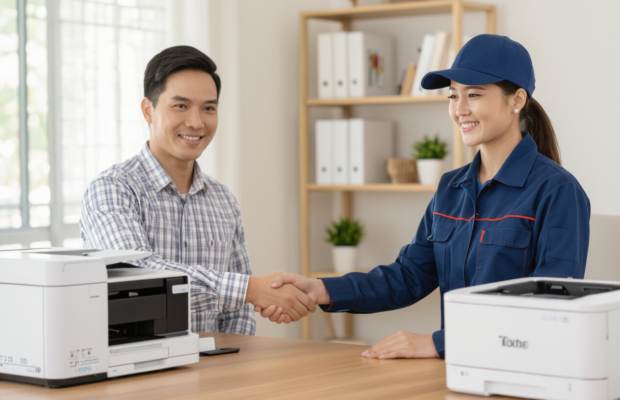 Khách Hàng Hài Lòng Với Dịch Vụ Tại Máy Tính Bến Tre
