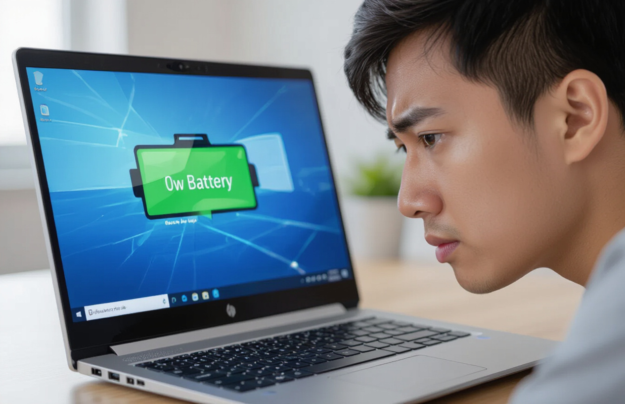 Người Dùng Laptop Hp Pavilion 14 Đang Gặp Vấn Đề Pin Yếu, Màn Hình Tối Sầm Tại Bến Tre.