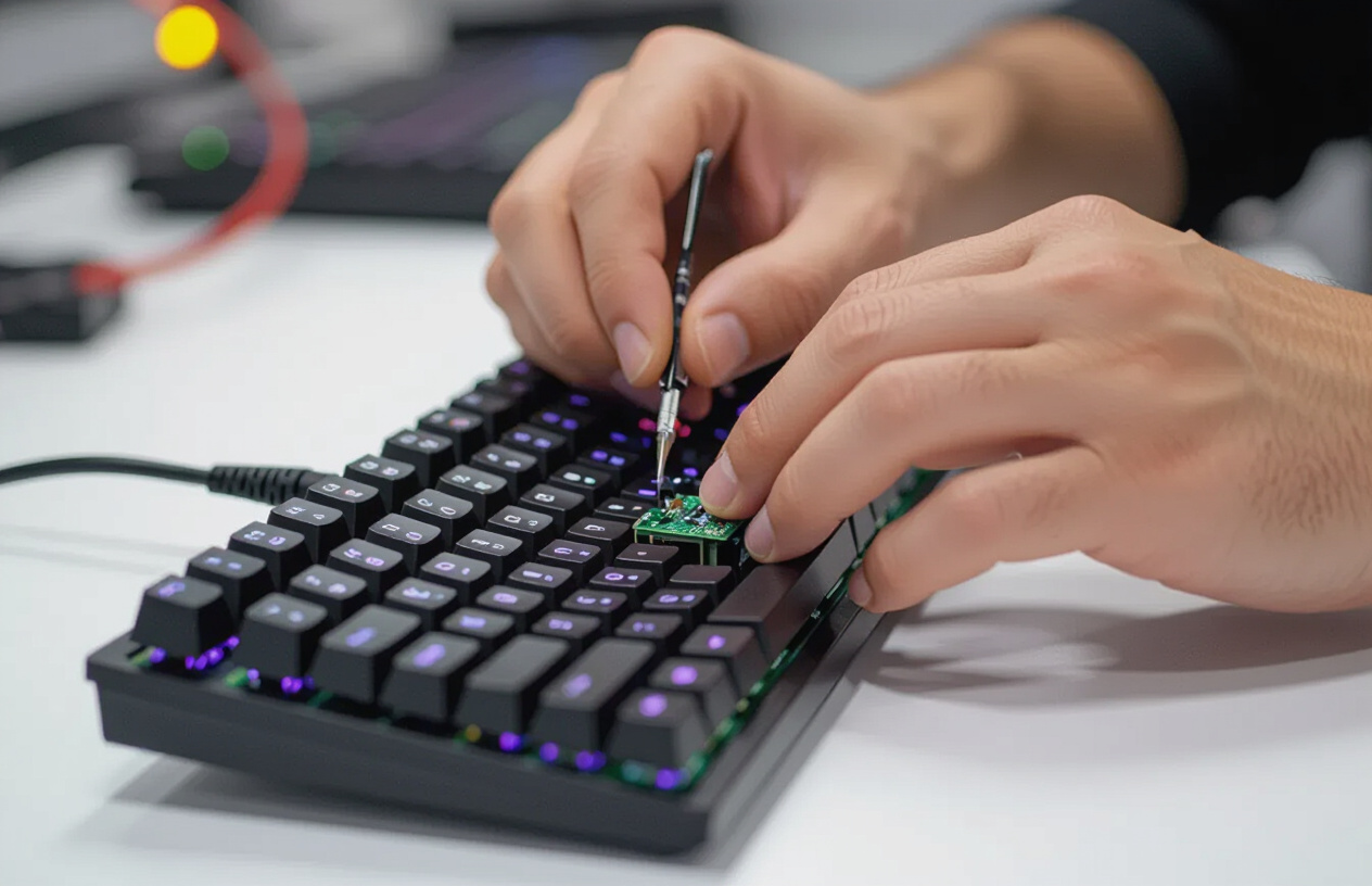 Quy Trình Thay Thế Switch Bàn Phím Corsair K70 Rgb Mk.2 Tại Bến Tre.