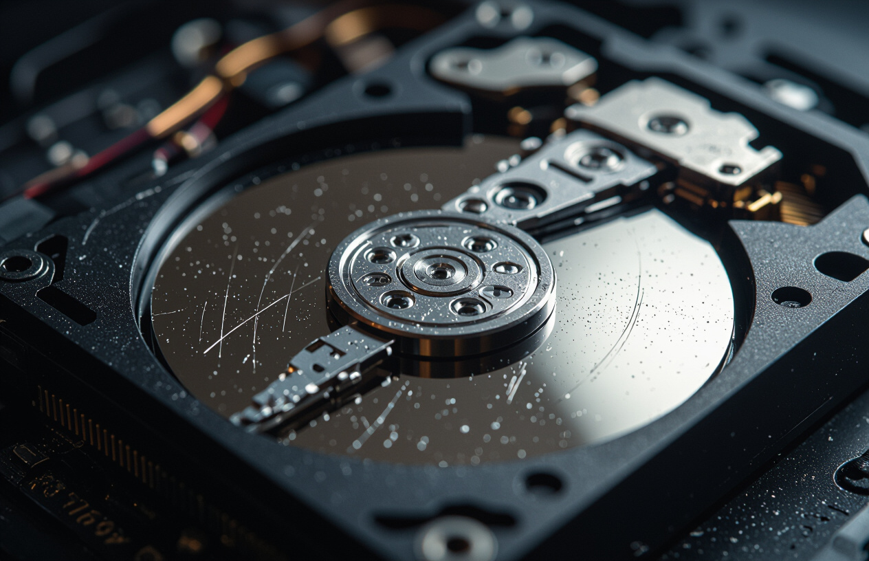 Hình Ảnh Minh Họa Ổ Cứng Hdd Bị Hỏng, Đầu Đọc Bị Lỗi Hoặc Bề Mặt Đĩa Có Dấu Hiệu Bad Sector Cần Thay Thế.