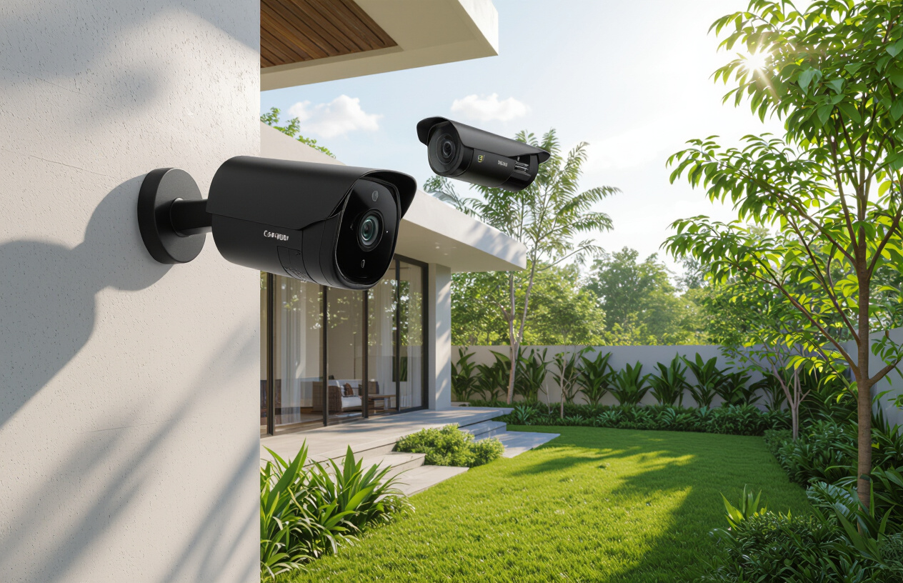 Một Hệ Thống Camera An Ninh Hiện Đại Giám Sát Nhà Ở Tại Bến Tre.