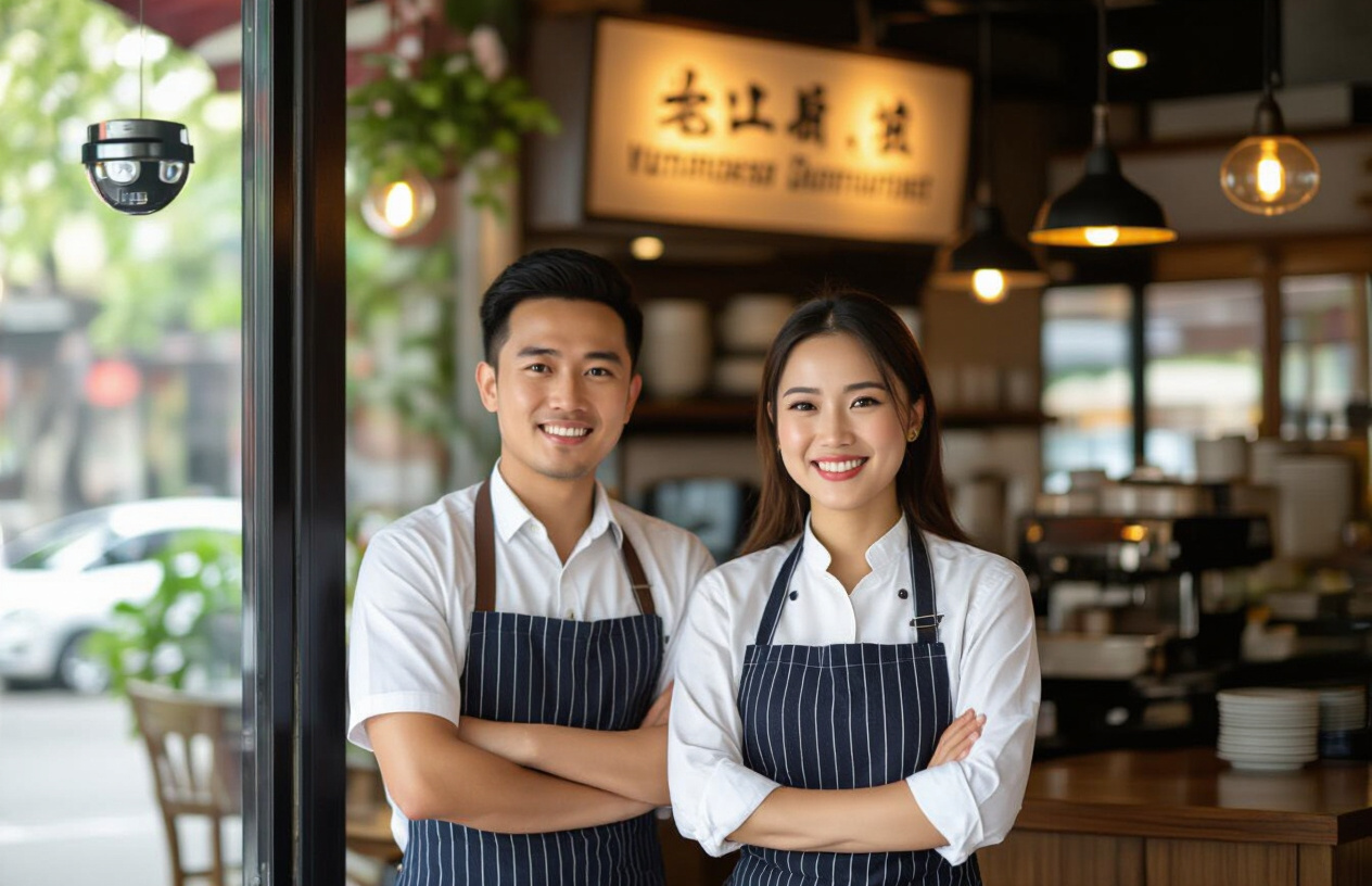 Sự An Tâm Tuyệt Đối Cho Chủ Quán Ăn Và Khách Hàng Nhờ Hệ Thống Camera Giám Sát Hiện Đại Từ Máy Tính Bến Tre.