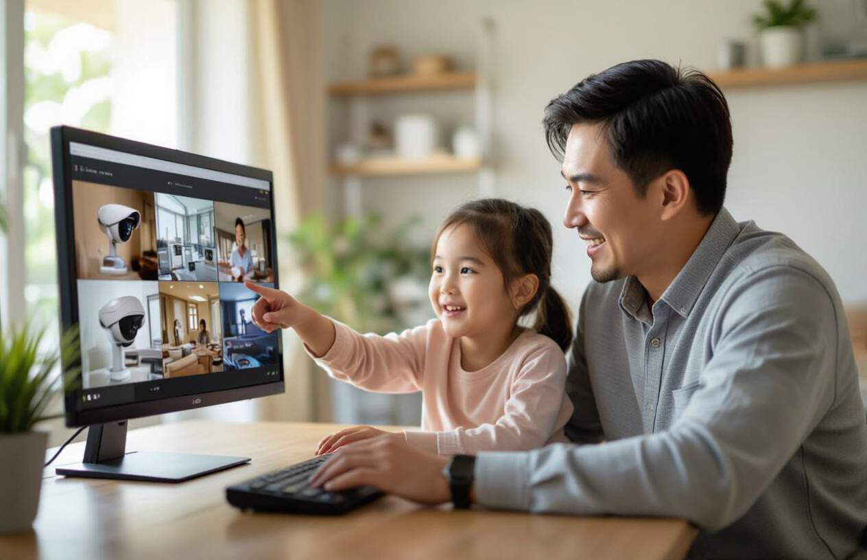 Gia Đình Bến Tre An Tâm Với Hệ Thống Giám Sát Camera.