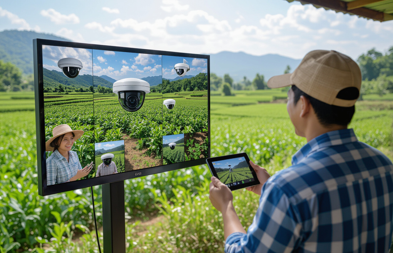 Hệ Thống Camera Giám Sát An Ninh Tại Trang Trại Hiện Đại Ở Bến Tre.