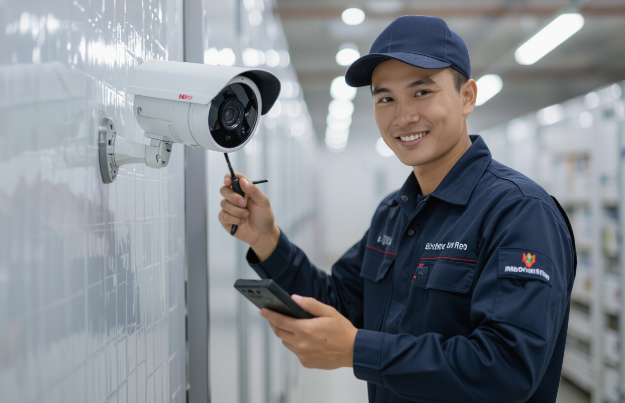 Kỹ Thuật Viên Máy Tính Bến Tre Tư Vấn Lắp Đặt Camera Kho Lạnh.