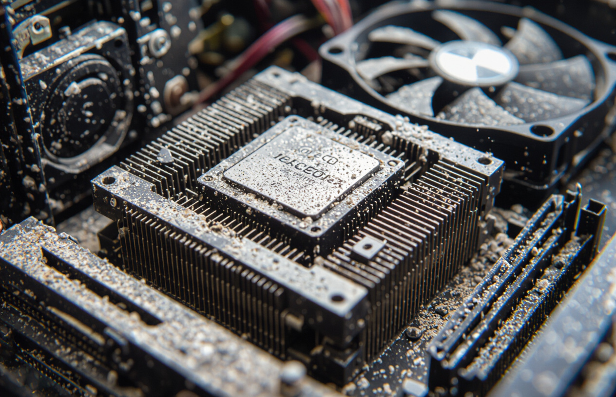 Bộ Máy Pc Gaming Bám Đầy Bụi Bẩn, Cần Vệ Sinh.