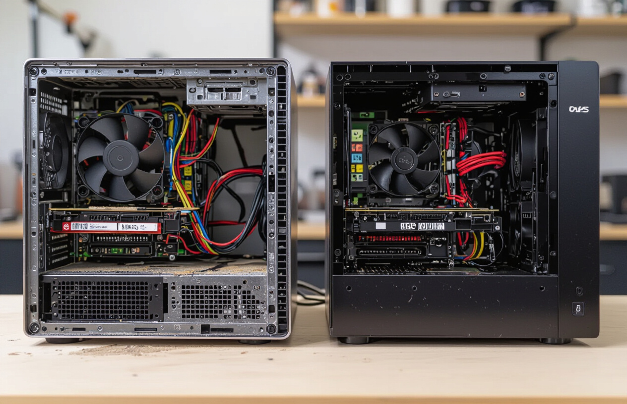 So Sánh Máy Tính Dell Xps Trước Và Sau Khi Vệ Sinh, Sự Khác Biệt Rõ Rệt Về Bụi Bẩn.